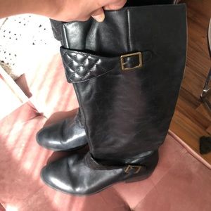 Ralph Lauren Black Riding Boots